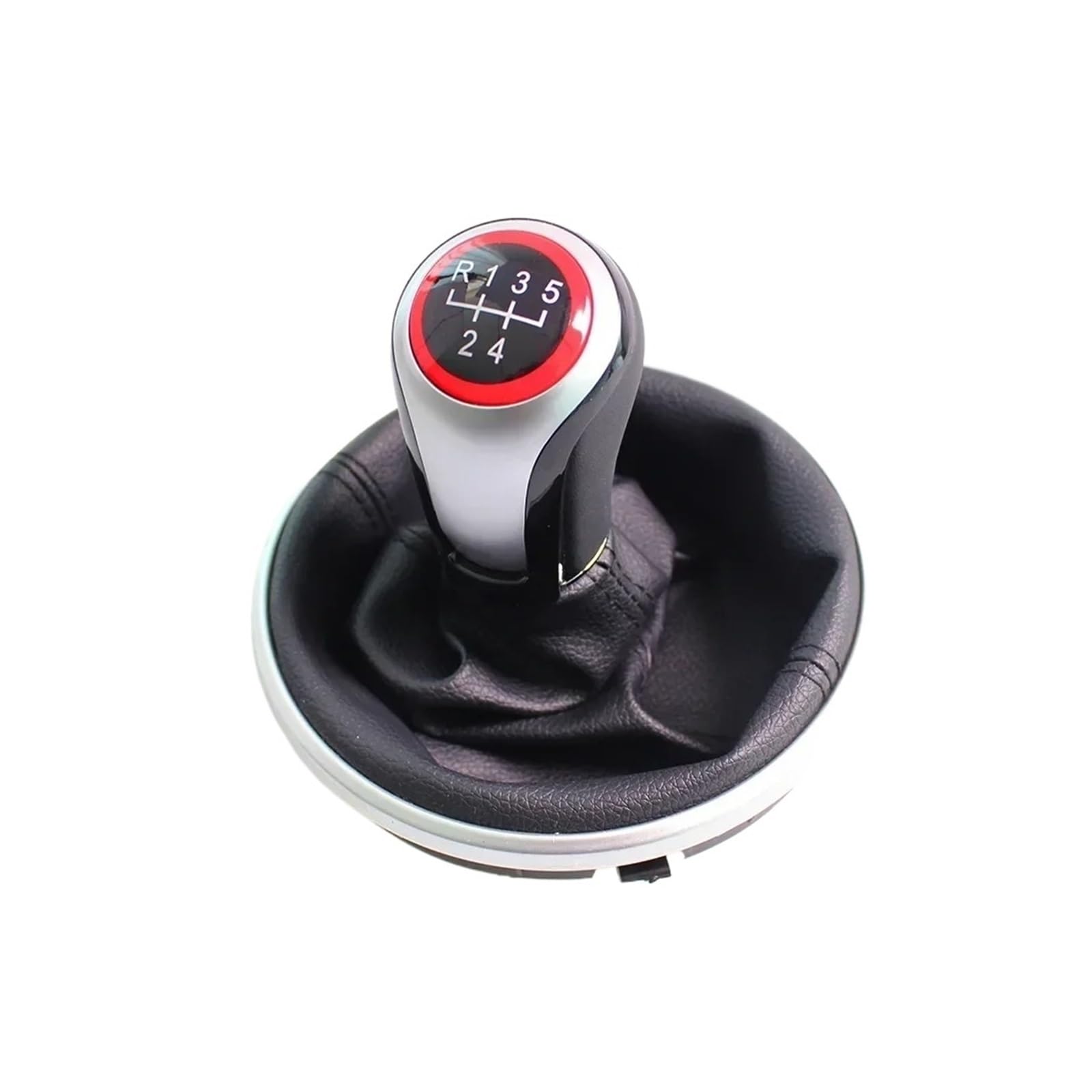 Jxewmtmc for Skoda for Fabia for Roomster Gear Shift Knob 5 Speed Lever Change Gaiter Boot Cover Gear Stick Shift Cover