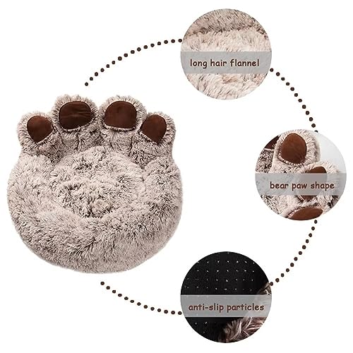 Cute-Bear-Paw-Shape-Dog-Bed-Cat-Pet-Sofa-Fluffy-Faux-Fur-Bear-Paw-Shape-Cat-Cushion-Dog-Bed-Calming-Donut-Dog-Bed-Comfortable-Pet-Sleeping-Beds-for-Small-Medium-Large-Dogs-and-Cats - Cucciolini Doodles   Cute-Bear-Paw-Shape-Dog-Bed-Cat-Pet-Sofa-Fluffy-Faux-Fur-Bear-Paw-Shape-Cat-Cushion-Dog-Bed-Calming-Donut-Dog-Bed-Comfortable-Pet-Sleeping-Beds-for-Small-Medium-Large-Dogs-and-Cats