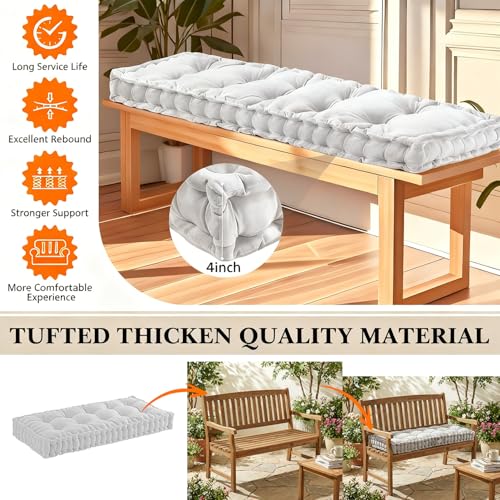 Asiento de terciopelo elegante de 170 cm para decoración sofisticada 6