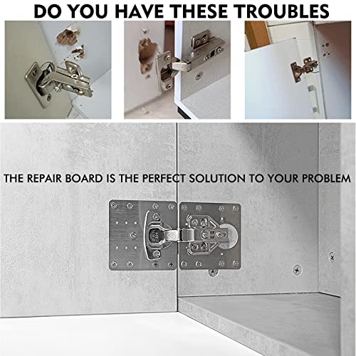 Jiaxitek 20 pcs Hinge Repair Plate Kit - Image 2