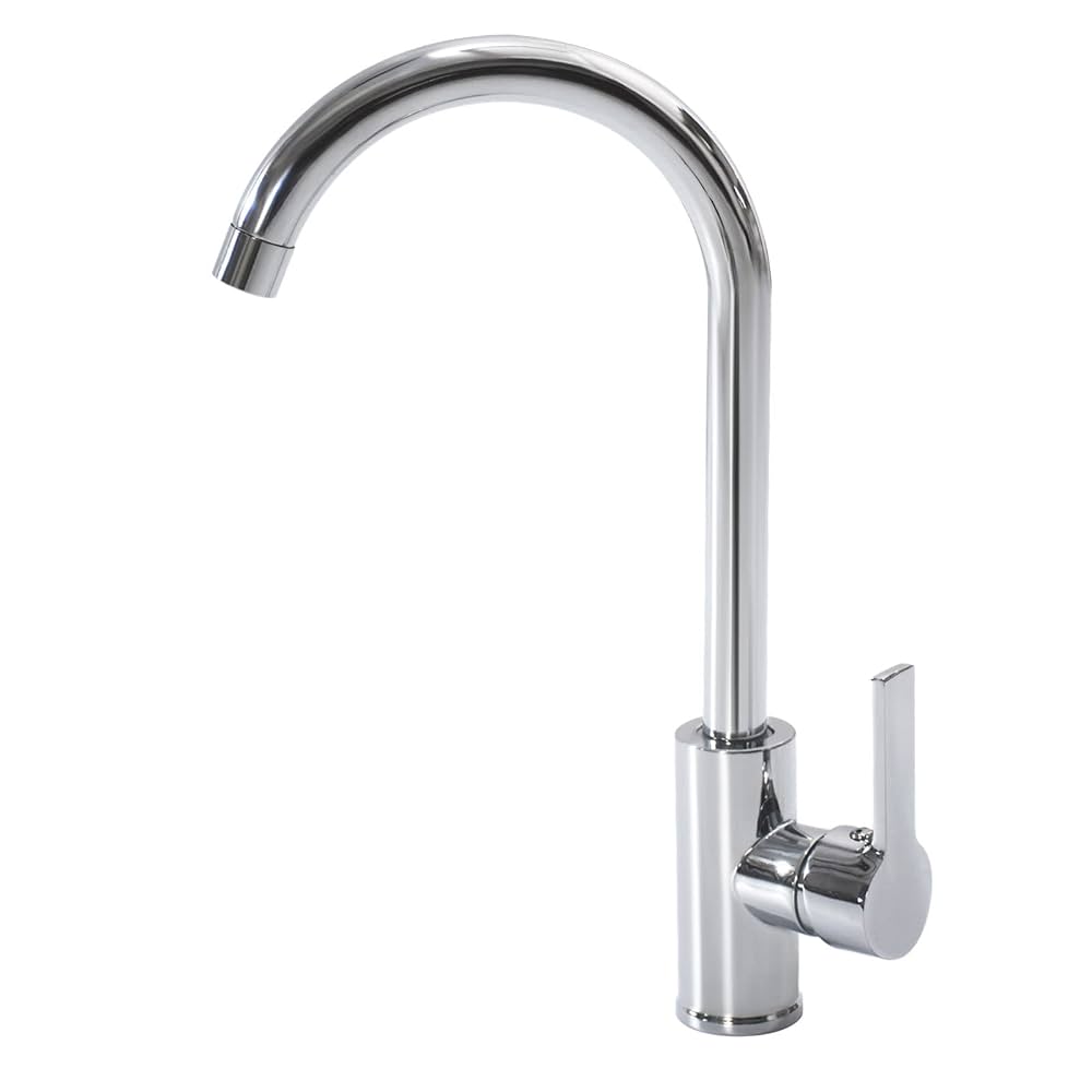 Amazon.co.jp: 流し台 ステンレス製 蛇口水栓付き 蛇口左右に