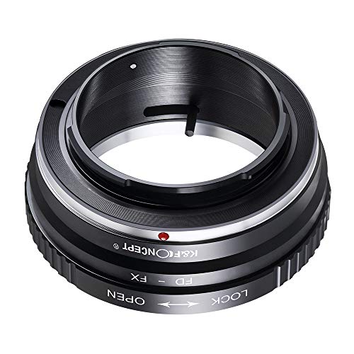 Adaptador de montura para lente K&F Concept: Canon FD a Fujifilm FX para cámaras mirrorless miniatura 4