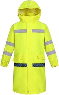 LXRZLS Reflective Outdoor Hooded Raincoat - Multi-function Quick Dry Raincoat, Suitable For Hiking Camping Outdoors (Color : Yellow, Size : Xl)
