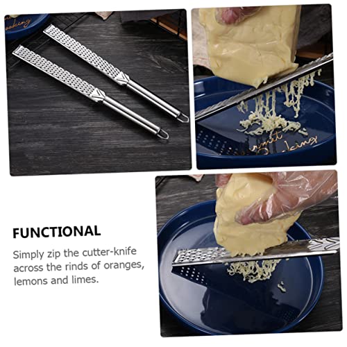 Set de 3 ralladores de acero inoxidable con mango largo miniatura 6