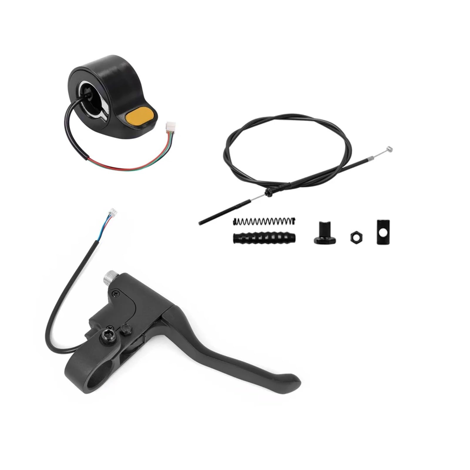 Uchwyt hamulca G30 kompatybilny z hulajnogą elektryczną Ninebot MAX G30 KickScooter z przepustnicą kciukową i hamulcem palcowym. Części zamienne.(1set)