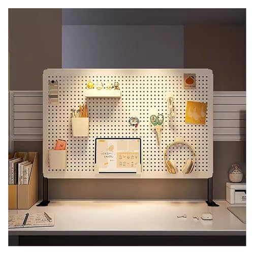 Genérico Estante de Pared para Herramientas con Tablero Perforado para Garaje, Almacenamiento de Brocas, Juego de Llaves, Soportes, estantes de Tablero Perforado para Escritorio, Kit Combinado de Tab