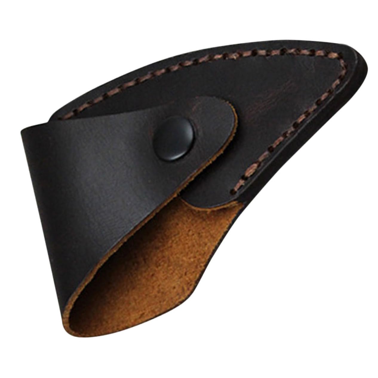 Kisangel Hatchet Supply Portable Cover Leather Hatchet Blade Protector Outdoor Camping Accessory