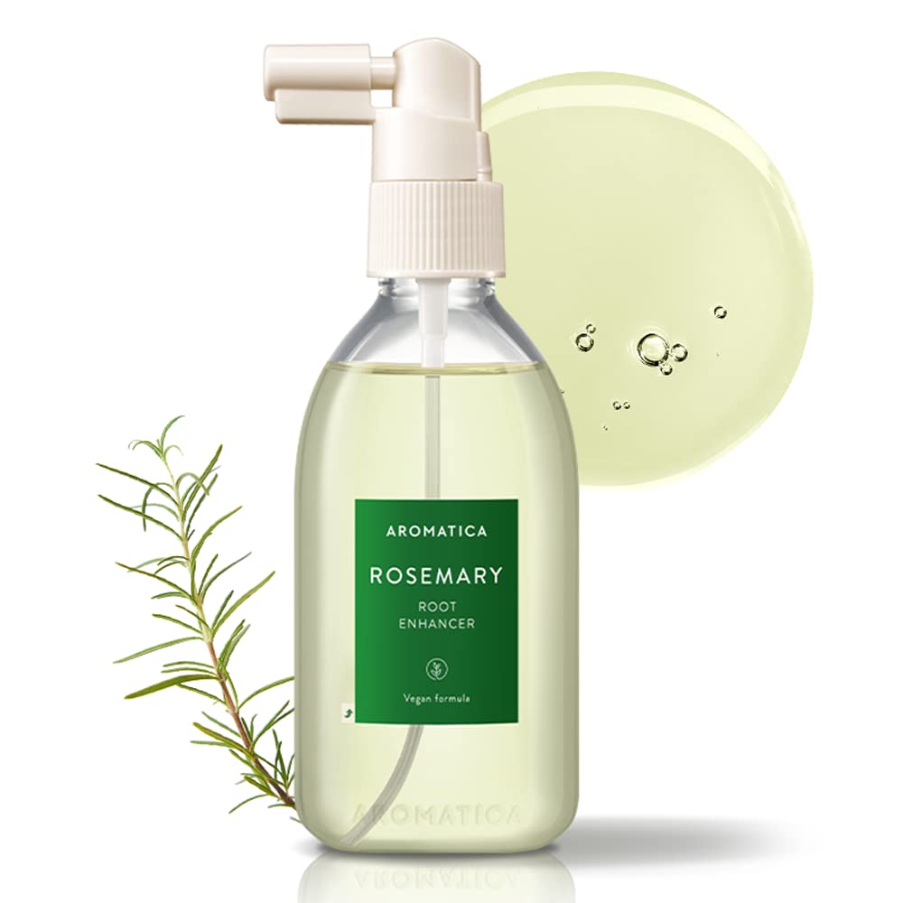 AROMATICA Rosmarinwurzel-Verstärker 100 ml – Rosmarin wasser haare Pflegendes Kopfhautspray mit ätherischen Ölen – haarwachstum beschleunigen – haarausfall frau – sulfat-, silikon- und parabenfrei