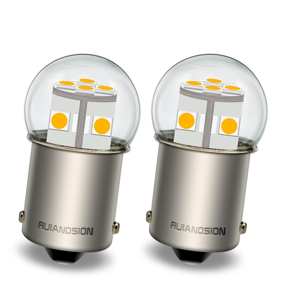 Ruiandsion 2 Stuks 1156 Rode LED Lampen BA15S 1003 1141 - Superhelder Voor Motorfiets Achterlichten