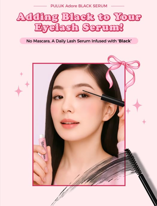 Adore Black Lash Serum – Nourishing Eyelash Serum with Panthenol & Hyaluronic Acid, Conditions and Defines for Fuller-Looking Lashes, 5g / 0.17oz - Image 3