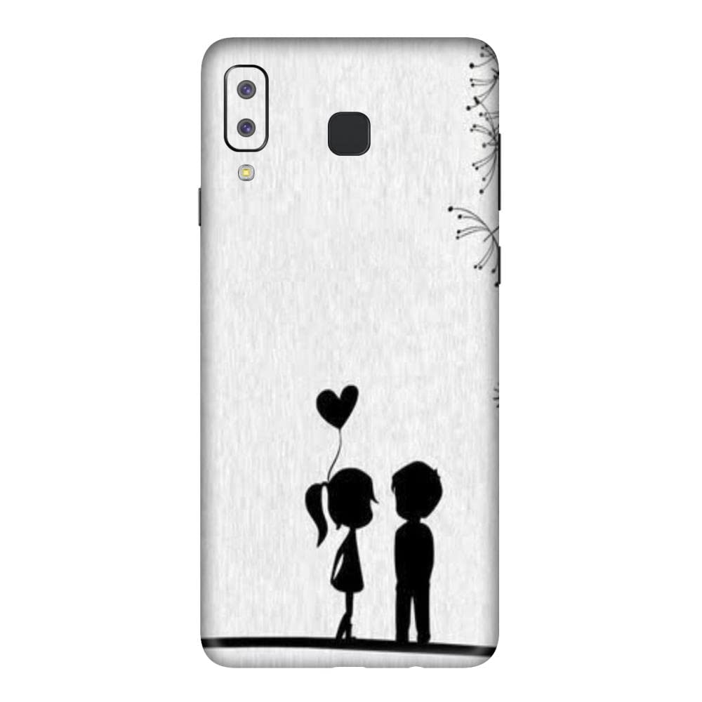 TOPPINGS Premium Vinyl Mobile Skins: Personalize & Protect Your Device with Stylish Precision-Fit Designs for Samsung Galaxy A8 StarDesign E01