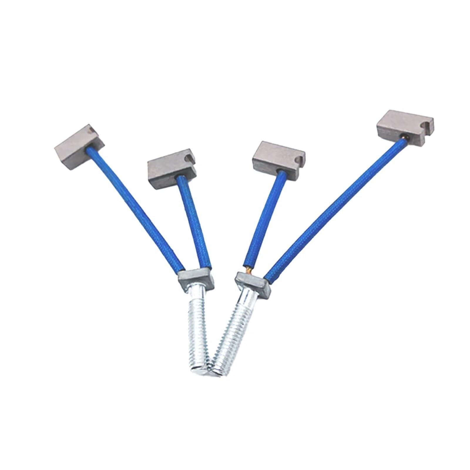 4 szt. szczotki węglowe do wózków widłowych z silnikiem prądu stałego 6,2 x 10 x 16,5 mm podwójna szczotka