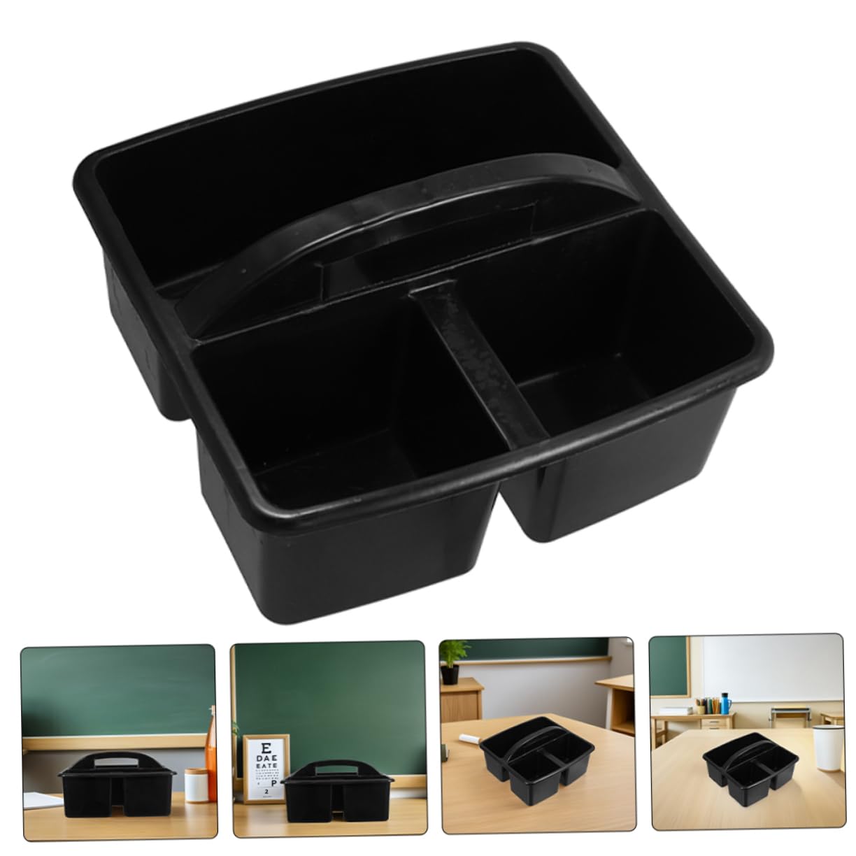 2pezzi Portaoggetti Per Aula Manico in Plastica Per Cancelleria Organizzazione Per Artigianato Scuola e Ufficio