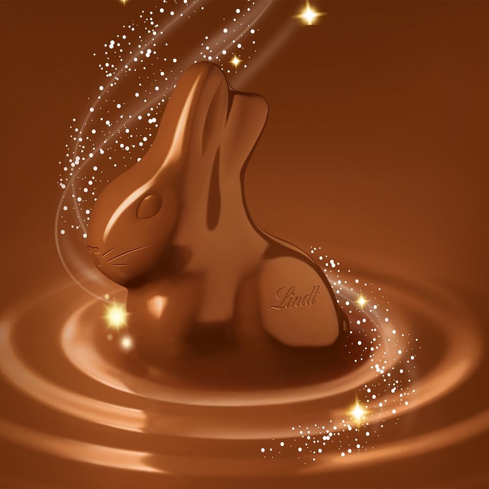 Lindt conejito de pascua Gold Bunny de chocolate con leche, figuras de pascua, regalo, cremoso y suave, aprox 70 uds, 700gr - 3