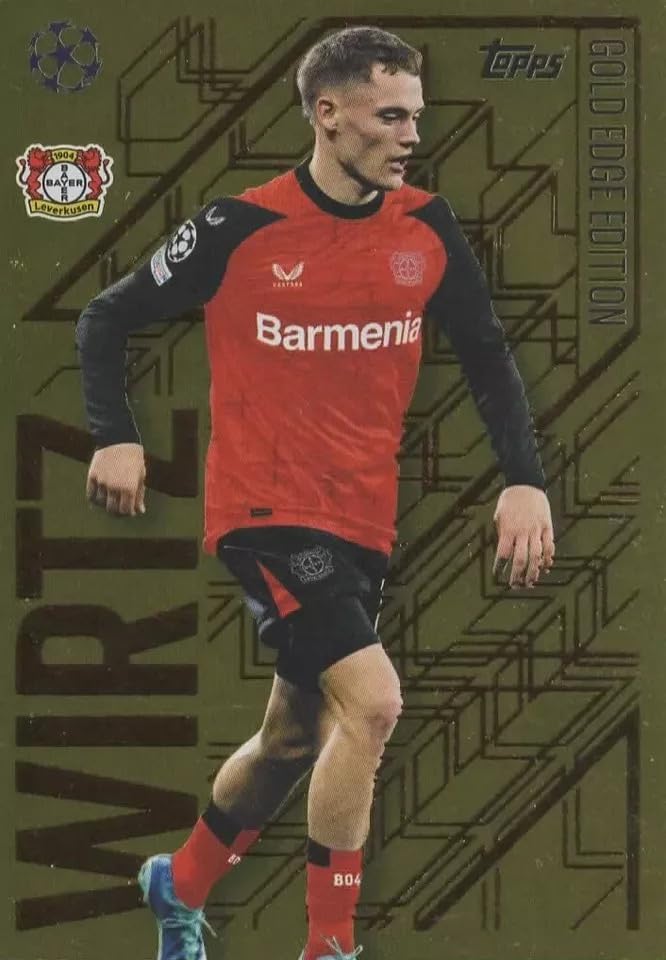 Match Attax 2024 2025 Florian Wirtz Gold Edge Limited Edition GE8 Trading Card