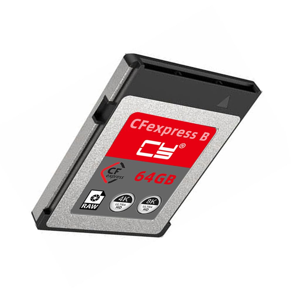 cablecc 64GB CFexpress Speicherkarte Typ-B CFE CFB Adapter Kompatibel mit XS Kamera 8K RAW PCIe Erweiterung…