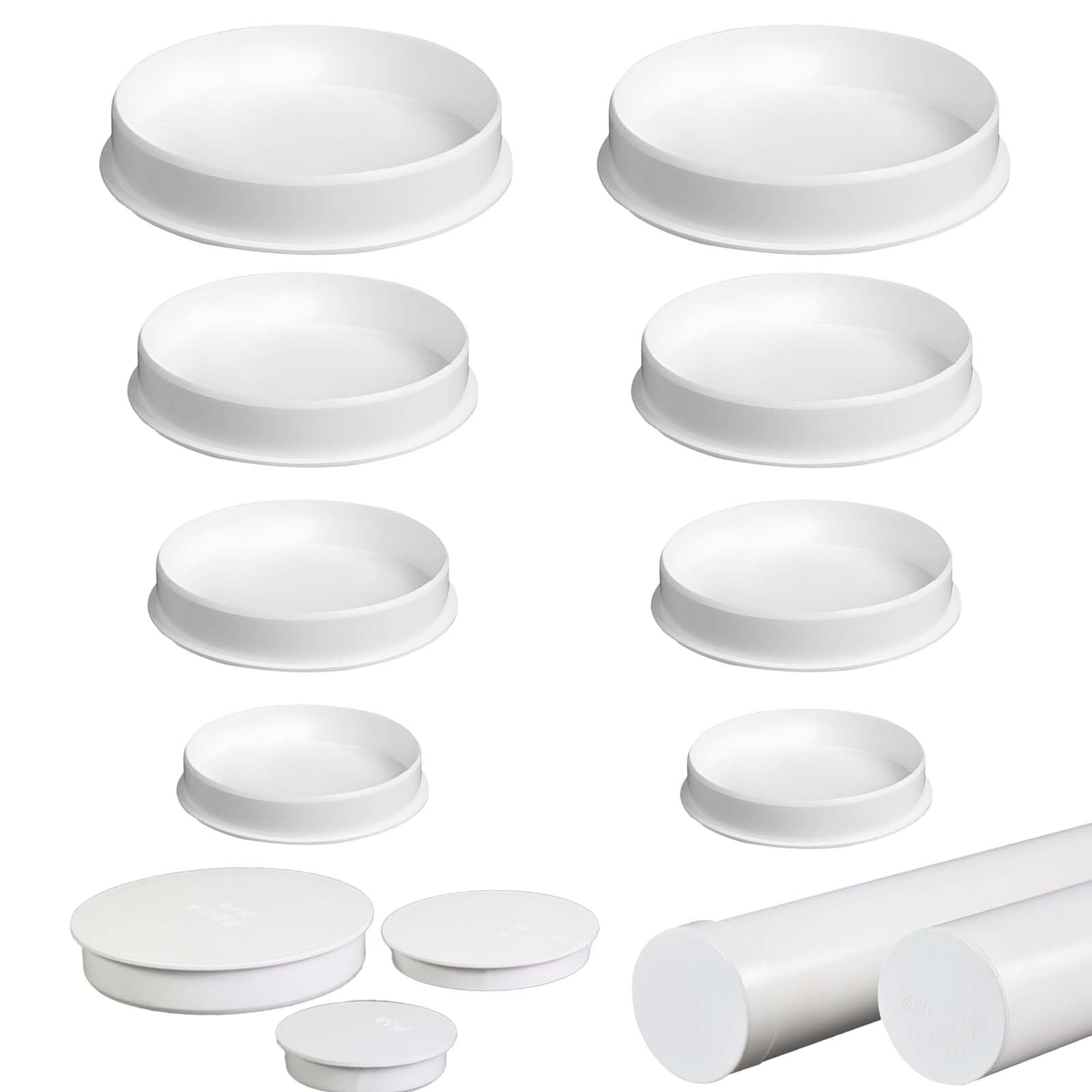 Tappo Di Chiusura Per Tubo KG DN200 – PL – Arancione – Push-to-connect