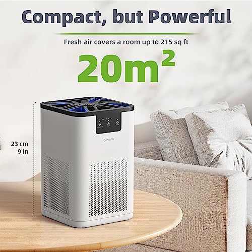 CONOPU Air Purifier For Bedroom, Air Purifier for Home with 3-Stage Filtration, Aromatherapy Function, Air Filter with Night Light, Air Cleaner For Pet Pollen Dander Dust - Image 5
