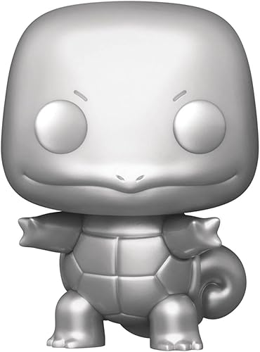 Funko Pop! Juegos: Pokemon S8 - Squirtle Silver Metallic