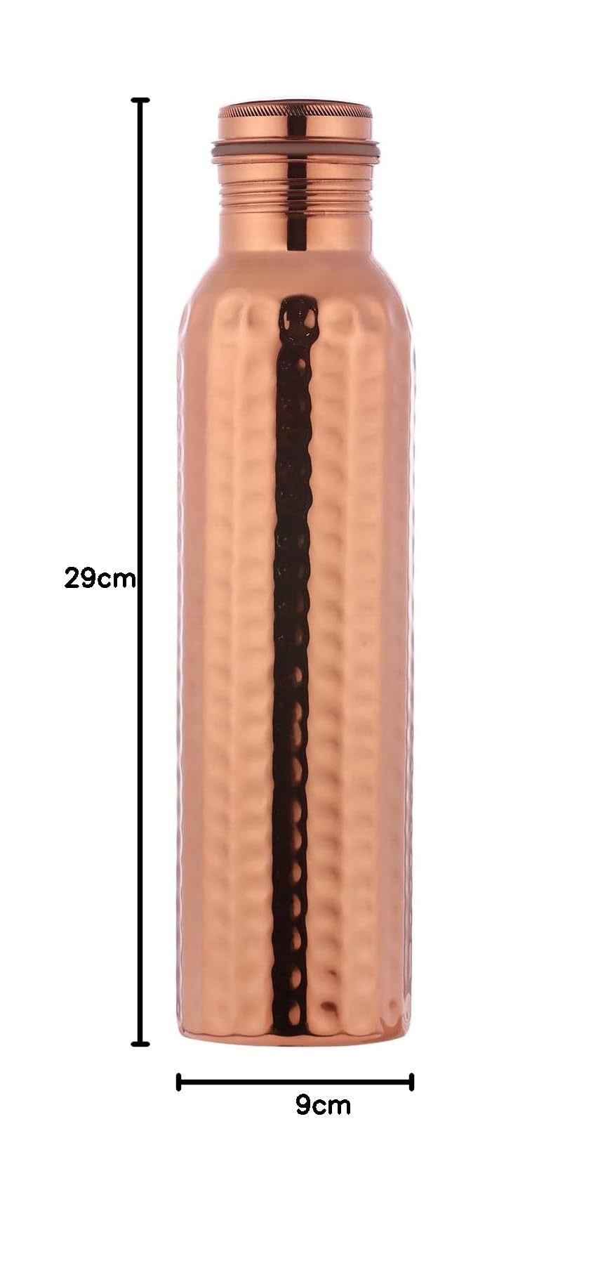AncientImpex Puur koper (99,74%) Matte Afwerking Fles met Handvat