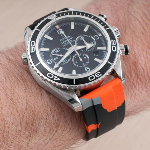 Image of StrapHabit Quick Release Rubber Watch Strap Band FKM 20mm 22mm 24mm