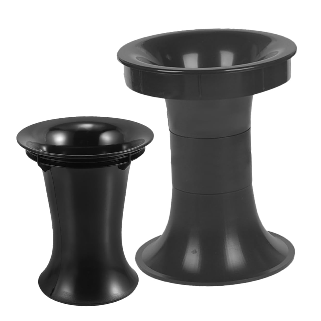 SEWACC 2pcs Speaker Cabinet Port Tube Bass Inverter Vent for Enhanced Sound Clarity and Airflow Compatible Home Projects Black