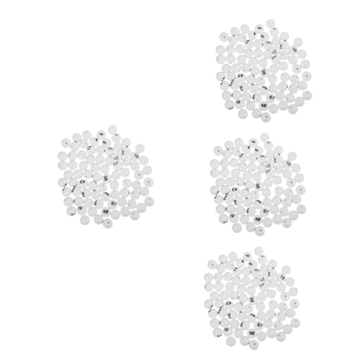 BESTonZON 300 Pièces Accessoires De Machine Boules De Loterie Remplacements De Boules De Bingo Mini Boules De Bingo Nuits De Bingo Jouets Boules De Shake Électrique Boule Porte-