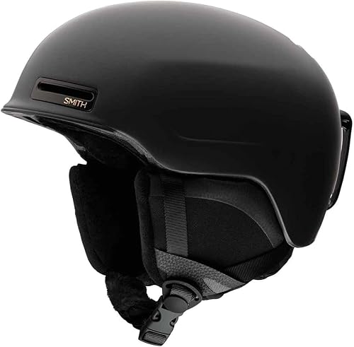 Smith Optics Allure MIPS - Casco de nieve para mujer, perla negra mate, talla L