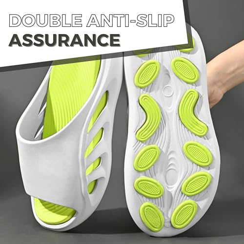 Floats Cloud Slippers for Women and Men, Pillow House Slippers Shower Shoes Indoor Slides Bathroom Sandals, Ultimate Comfort, Lightweight, Thick Sole, Non-Slip, Easy to Clean4