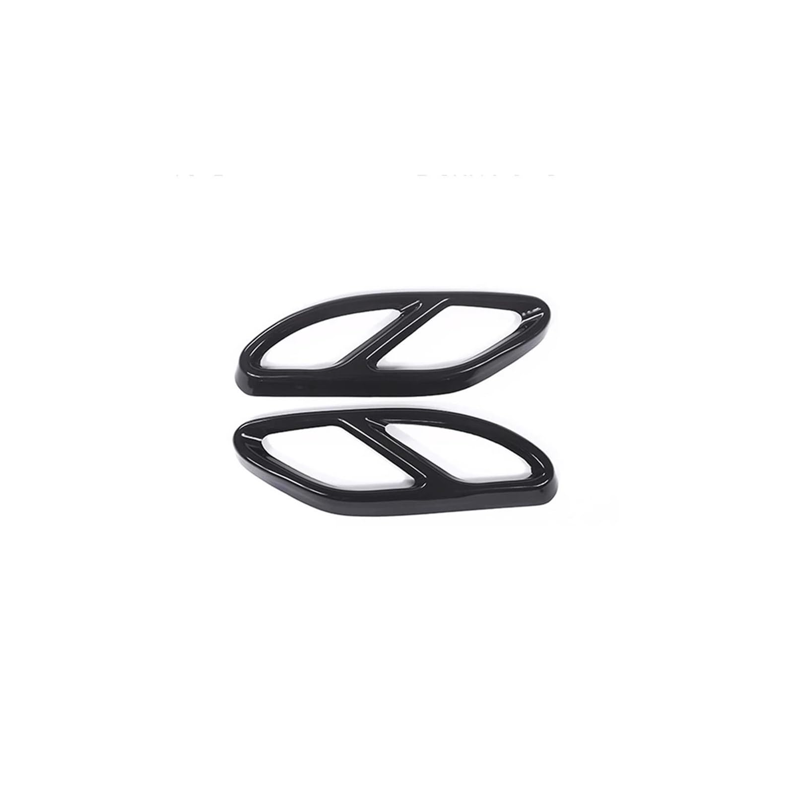 Parti Rivestimento Telaio Del Tubo Di Scarico Per Mercedes Per Benz Classe CLA W117 C117 CLA200 CLA260 AMG 2016 2017 Car Styling Steel(Glossy black)
