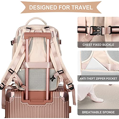 Liummrcy Large Travel Backpack Women Transportez Un Sac A Dos Une Randonnee Sac A Dos Impermeable Exterieur Sport