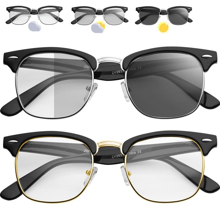 Lista de Mujer con Lentes de esta semana. 42 2 Piezas Lentes Fotocromática Gafa Con Filtro para Hombre Y Mujer,Lentes Luz Azul,Lentes para computadora con Protección UV, Antifatiga, Adecuadas para Computadoras, Teléfonos...