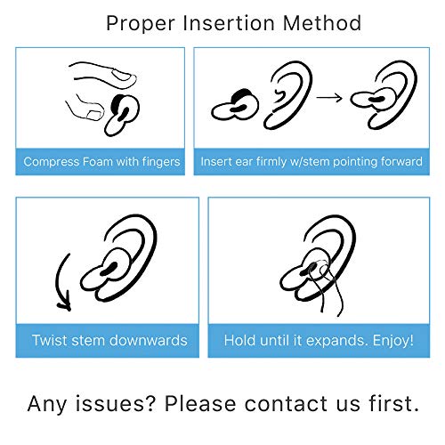 image for CharJenPro AirFoams Pro: Premium Memory Foam Ear Tips for AirPods Pro.