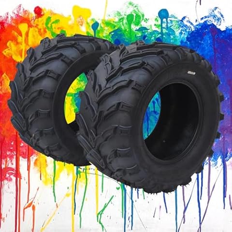 VroomSteel 27x11-12 ATV Tires 27x11-12 UTV Tire - ATV/UTV Tires, All-Terrain Tires, Off-Road Tires, Mud/Trail Tires, Tubeless (Set of 2) Cover
