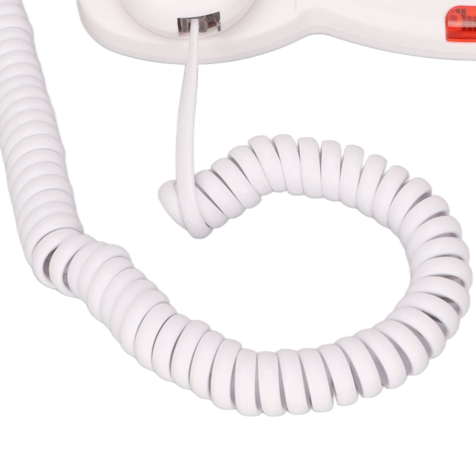 ciciglow Teléfono con Botones Grandes para Personas Mayores, Timbre Extra Alto, Volumen Ajustable Y Cable Largo, Teléfono con Cable para Personas con Problemas Auditivos Y Visuales
