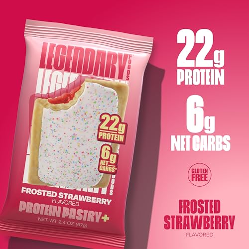 image for Legendary Foods 22g Protein Pastry+ Premium Low Carb Meal Replacement 