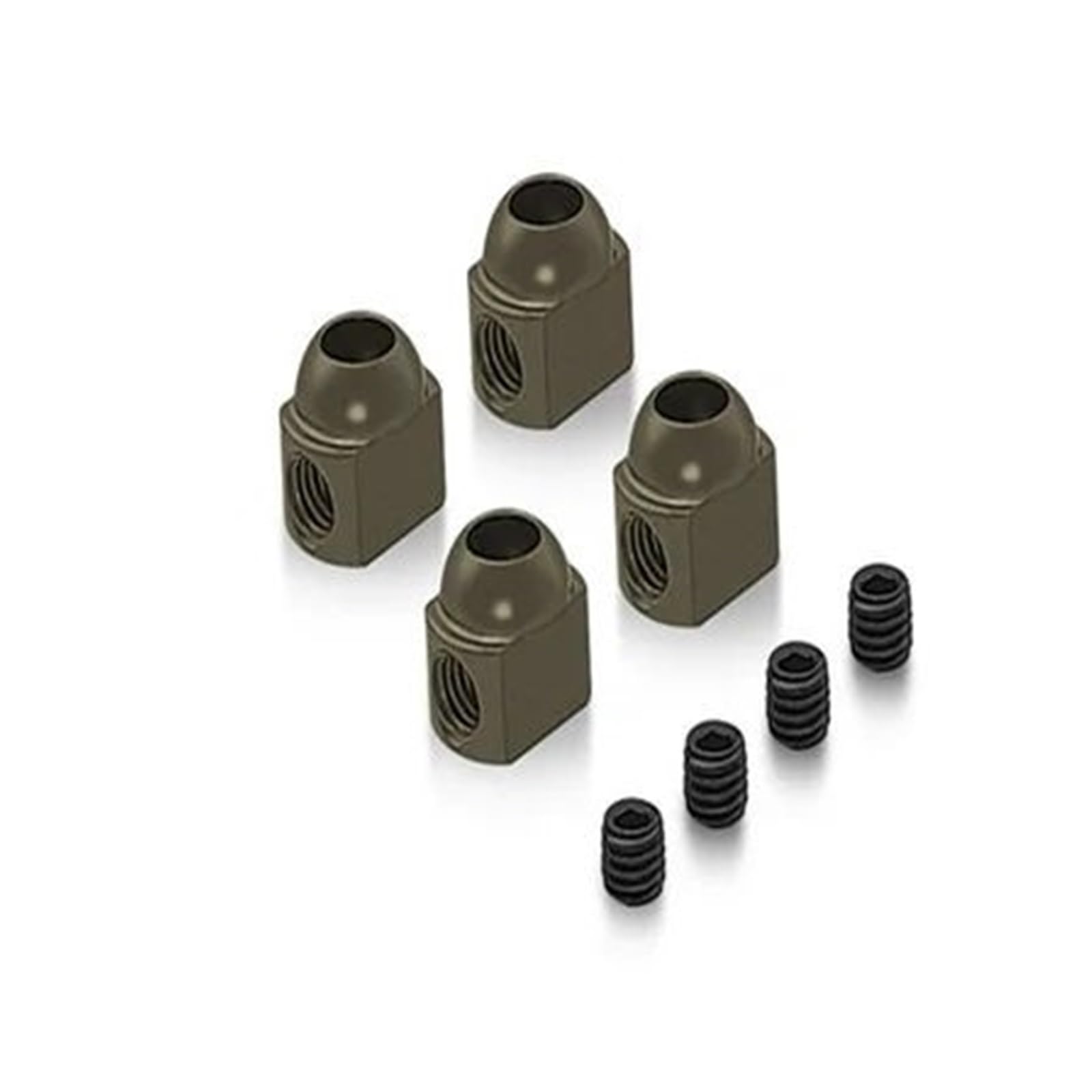 Collar Bola Antideslizante, 4 Uds. TA-151 7075 Aluminio para 1/8 Piezas Coche para Buggy RC Accesorios Modelos Juguete Repuesto Accesorio Modelos RC