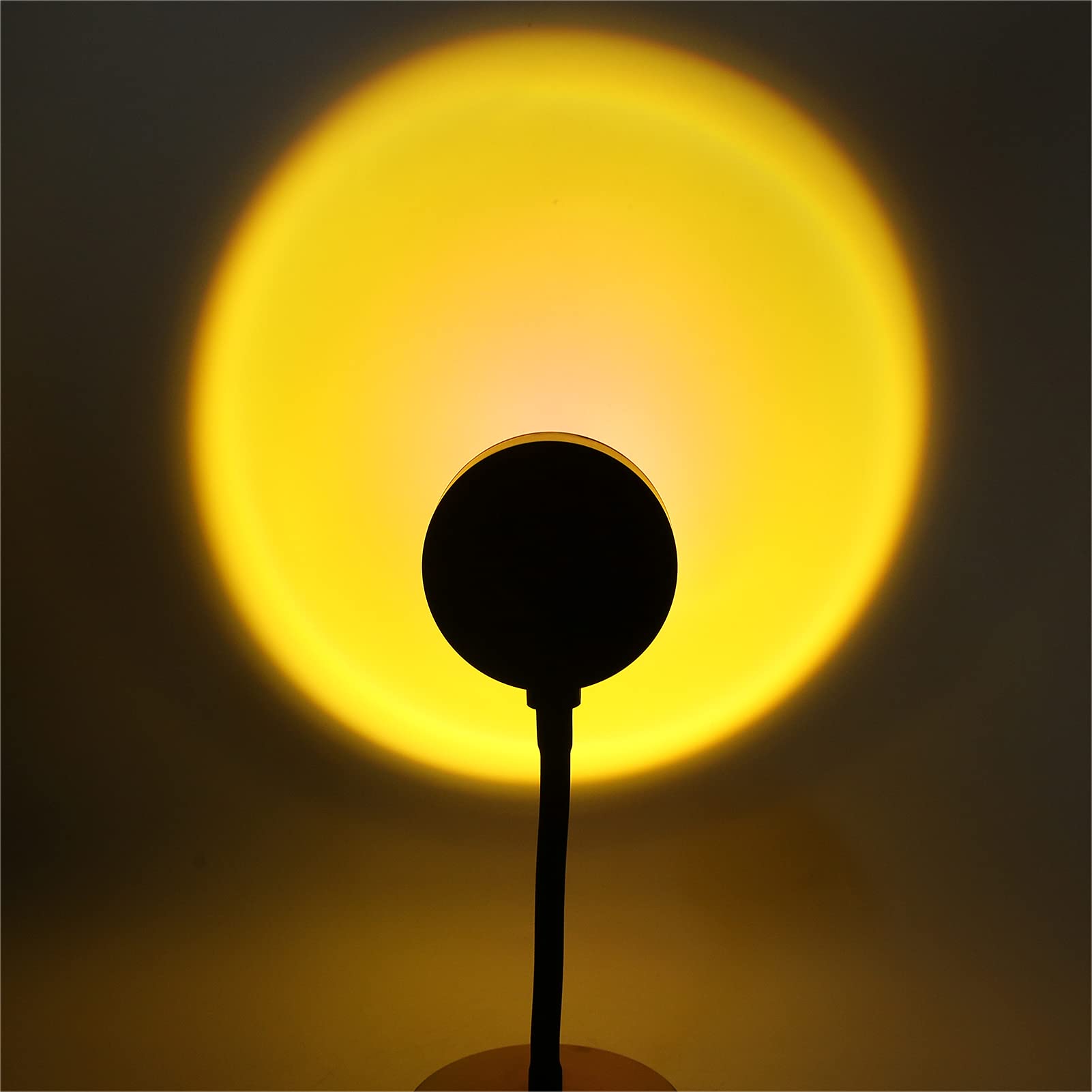 Fokh 2 Sunset Lamp Projector,180 Degree Rotation Sunset Projection Led Light,Usb Sunset Glow Romantic Visual Decorative Night Lights For Photography Video Vlog Backgroung Bedroom Home Party (5 Types)(2)
