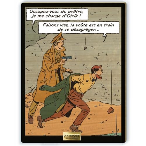 Tableau Akimoff Blake et Mortimer art mural BD À la poursuite d'Olrik 2024
