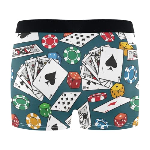 ZZKKO Men's Underwear Briefs Pretzel Watercolor Men's Boxer Briefs,Trunks Underwear for Men S-XXL3