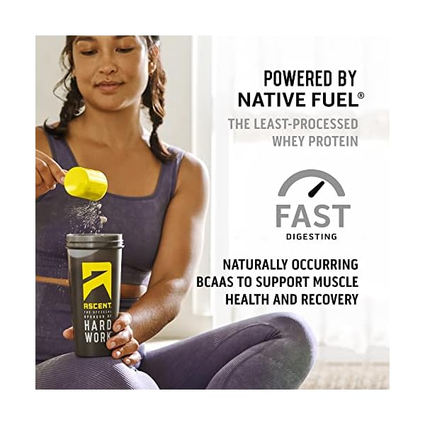 Ascent Native Fuel Whey Protein Powder - Chocolate - 4 lbs – Bild 6