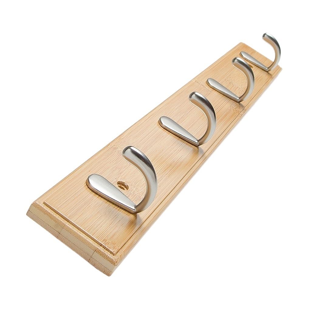 Pafooa A Pafoo Hooks Coat Hook Wall Rack Bathroom Entrance Storage Hanging Living Room Row Mounted Rack