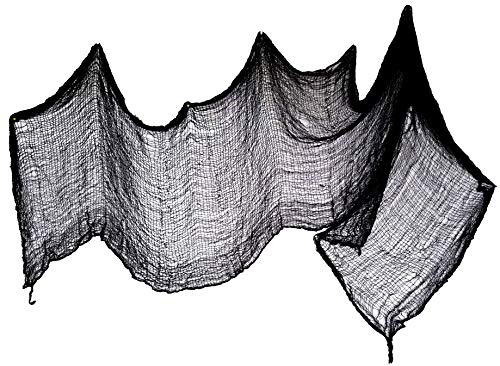 Dondor Halloween Creepy Cloth Decoration, 12 FEET x 2.5 FEET (50 Pack)