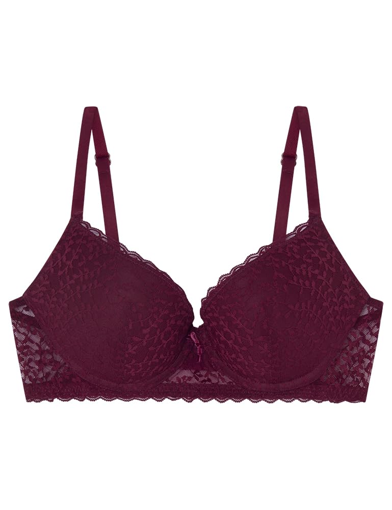 Women'secret Women's Sujetador Bra, Black/White, 8.5 UK