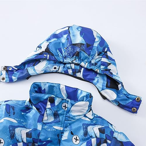 Snow Suit for Kids Girls Boys One-piece Snowsuits Waterproof Jumpsuits Winter Outdoor Overalls Snowboarding Ski Suits4