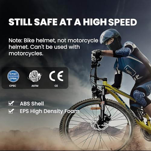 ILM Fahrradhelm für Damen Herren Erwachsene Fahrrad Ski Snowboard Helm mit Abnehmbarem Visier Ohrenschützer ASTM CPSC und CE Z102,Mattschwarz,M