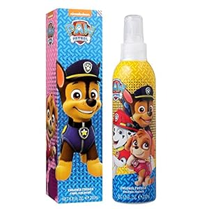 Paw Patrol verfrissende lichaamsspray met schattig motief van Marshall en Chase – frisse citrusgeur voor jongens (Body…