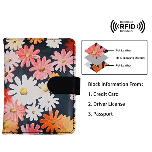 Image of Melsbrinna Rfid Passport Holder for Travel women /Men, Cute Passport Wallet Rfid Blocking Card Slots, Rfid Passport Cover /CaseTravel Wallet, Passport Book Holder, Black1, Cute