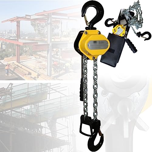 Heavy Du Manuelle Ratschenkettenwinde 0,25T Hebelzug Hebezeug Heberolle Lift für Takelage industrielle Hebebühne und Werkzeuge