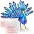 MACLARONX Metal Peacock Garden Yard Art Outdoor Statue Standing Sculpture for Backyard Lawn Patio Home Decorations, 17'' W Multi-Color, Blue-peacock